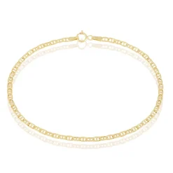 Histoire d'Or Bracelet Capucin Or Jaune Maille Marine Plate Online