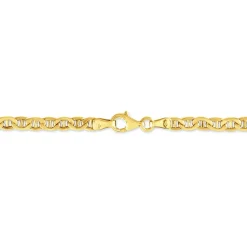 Histoire d'Or Bracelet Capucin Maille Marine Plate or jaune
