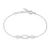 Histoire d'Or Bracelet Carla Argent Blanc Oxyde De Zirconium New