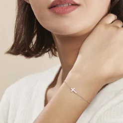 Histoire d'Or Bracelet Carlie Argent Blanc Oxyde De Zirconium Outlet