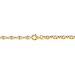 Histoire d'Or Bracelet Carlo Or Bicolore Maille Marine Ronde Best