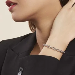 Histoire d'Or Bracelet Carola Argent Blanc Sale