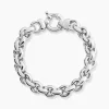 Histoire d'Or Bracelet Carola Maille Jaseron Argent Blanc Sale