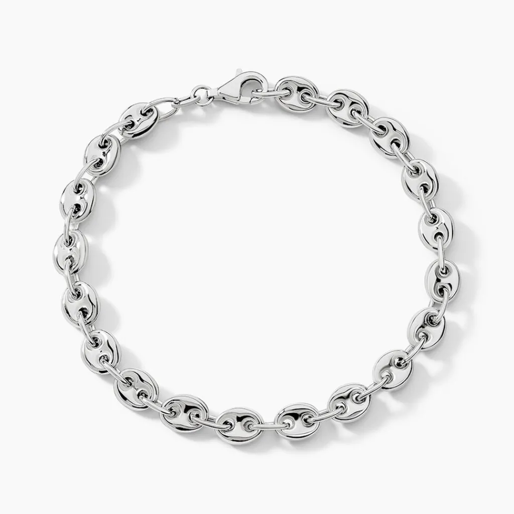 Histoire d'Or Bracelet Carrus Argent Blanc New