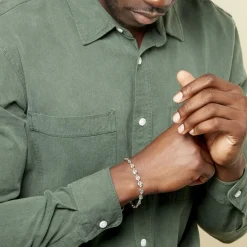 Histoire d'Or Bracelet Carrus Argent Blanc New