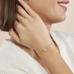 Histoire d'Or Bracelet Cassandre Argent Blanc Oxyde De Zirconium Online