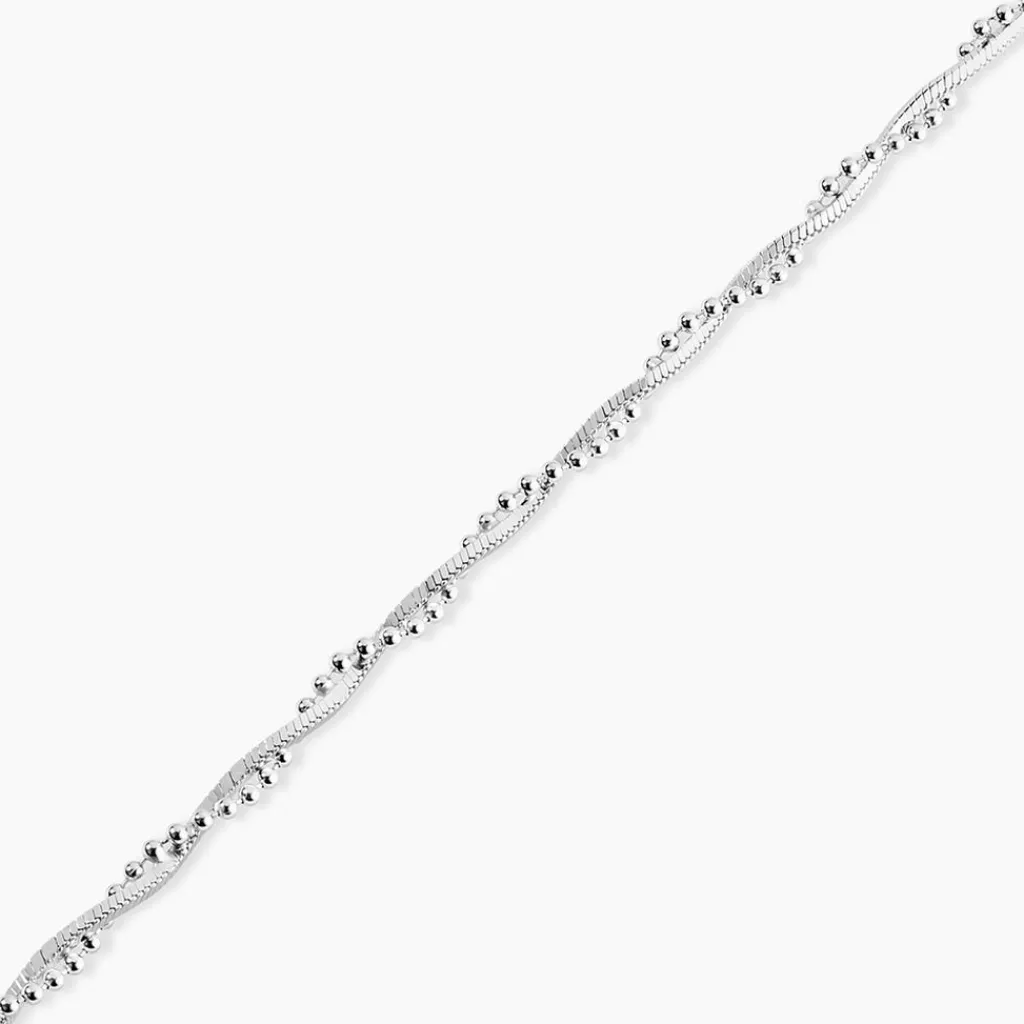 Histoire d'Or Bracelet Cathel Argent Blanc Online