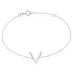 Histoire d'Or Bracelet Celene or blanc New