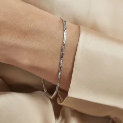 Histoire d'Or Bracelet Celoni Argent Blanc Oxyde De Zirconium New