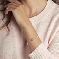 Histoire d'Or Bracelet Cenzo Or Jaune Perles De Culture