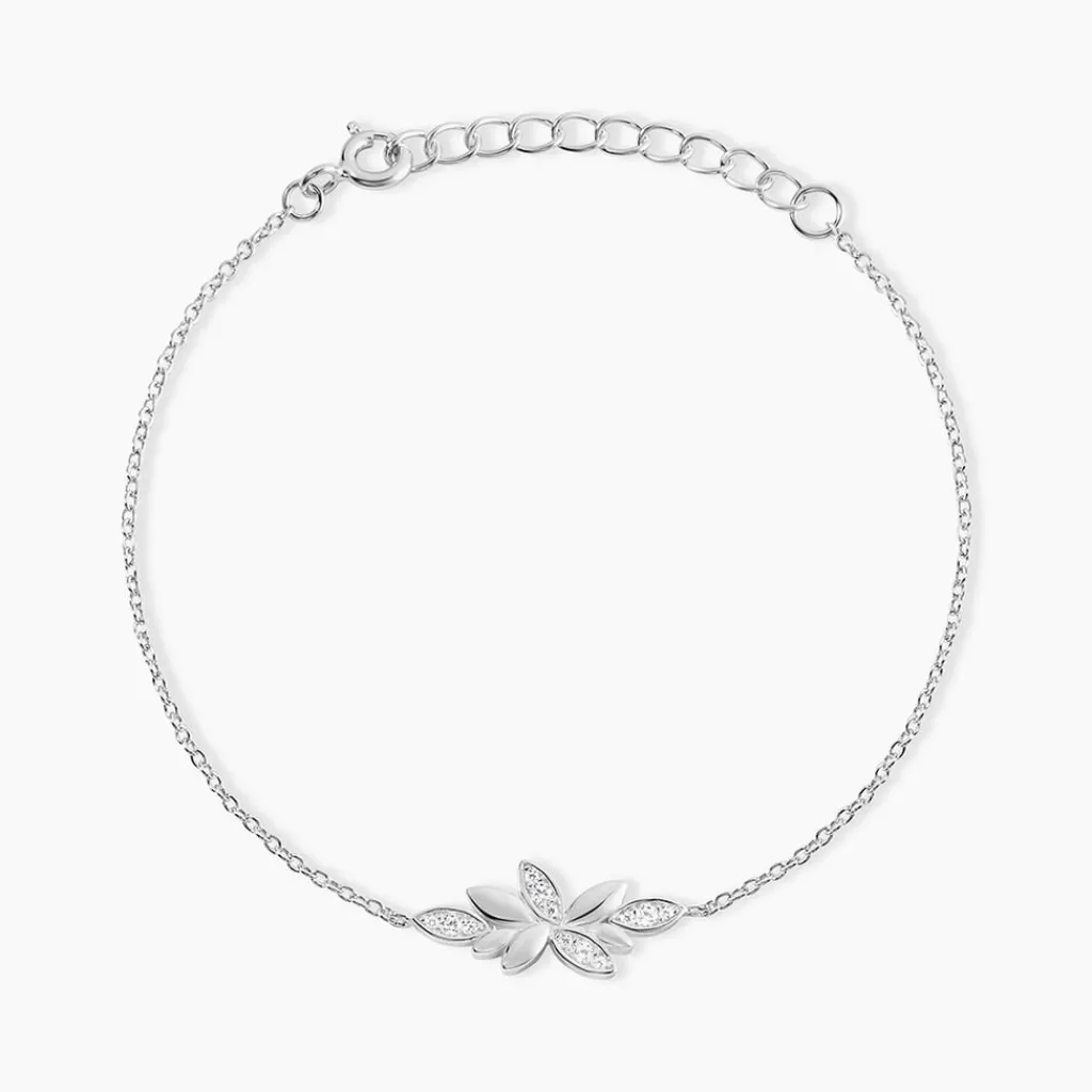 Histoire d'Or Bracelet Cesarine Argent Blanc Oxyde De Zirconium Hot