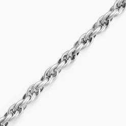 Histoire d'Or Bracelet Chaine Epaisse Dusty acier blanc Outlet