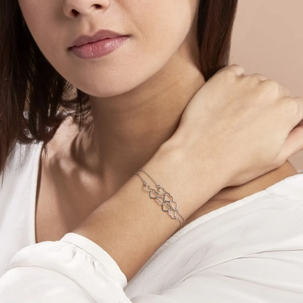 Histoire d'Or Bracelet Chiara Argent Blanc Outlet