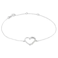 Histoire d'Or Bracelet Chlora Or Blanc Diamant Clearance