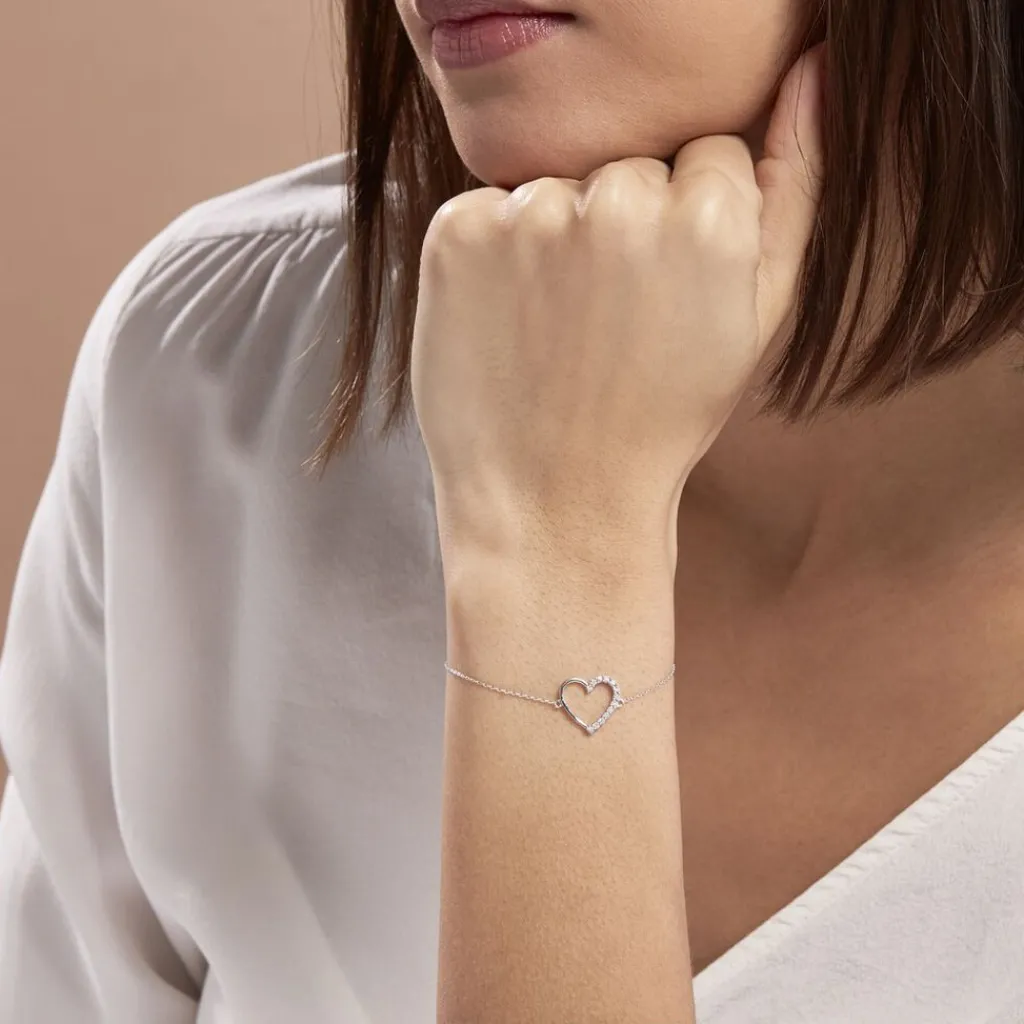 Histoire d'Or Bracelet Chlora Or Blanc Diamant Clearance