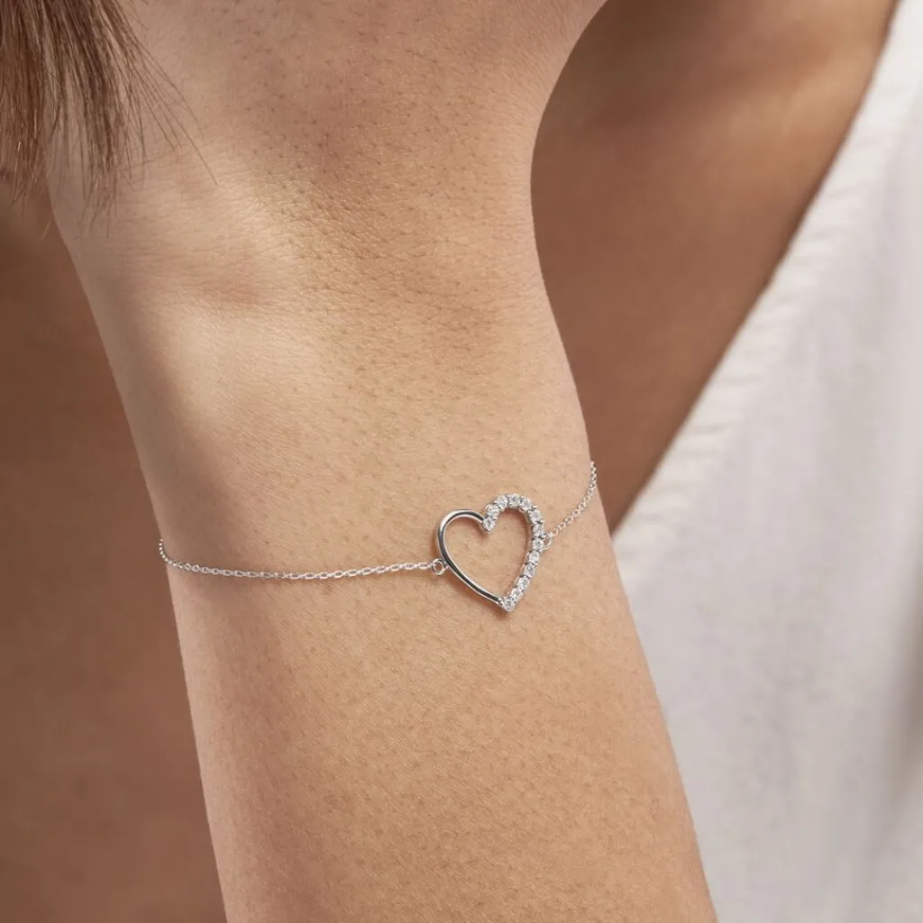 Histoire d'Or Bracelet Chlora Or Blanc Diamant Clearance