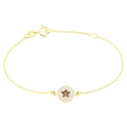 Histoire d'Or Bracelet Christelle Etoile Or Jaune Sale