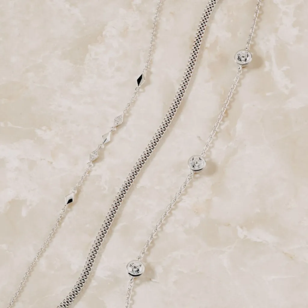 Histoire d'Or Bracelet Christine Argent Blanc Online