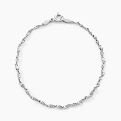 Histoire d'Or Bracelet Ciana Torsade Diamante Argent Blanc Clearance