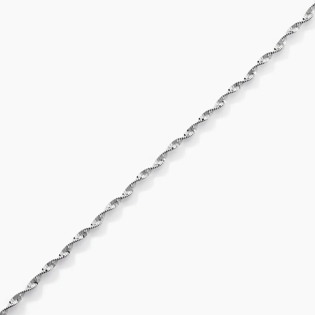 Histoire d'Or Bracelet Ciana Torsade Diamante Argent Blanc Clearance