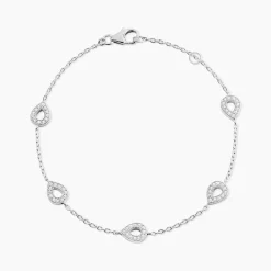 Histoire d'Or Bracelet Ciara Argent Blanc Oxyde De Zirconium Outlet