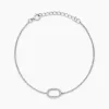 Histoire d'Or Bracelet Clem Argent Blanc Best