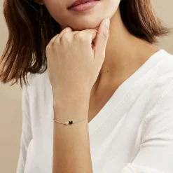 Histoire d'Or Bracelet Clementine Argent Blanc Oxyde De Zirconium Discount