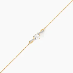 Histoire d'Or Bracelet Clothilde Or Jaune Oxyde De Zirconium