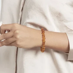 Histoire d'Or Bracelet Collins Ambre New