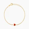 Histoire d'Or Bracelet Coralie Coeur Or Jaune Hot