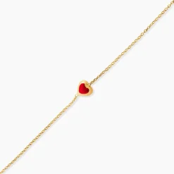 Histoire d'Or Bracelet Coralie Coeur Or Jaune Hot