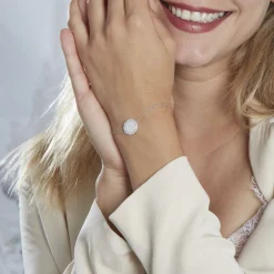 Histoire d'Or Bracelet Corazon1 Argent Blanc Oxyde De Zirconium Sale