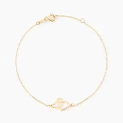 Histoire d'Or Bracelet Corazones Or Jaune Sale