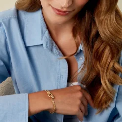 Histoire d'Or Bracelet Cordelia Or Jaune Outlet