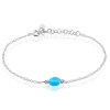 Histoire d'Or Bracelet Corelana Argent Blanc Pierre De Synthese Best