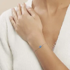 Histoire d'Or Bracelet Corelana Argent Blanc Pierre De Synthese Best