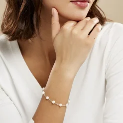 Histoire d'Or Bracelet Corentina Argent Blanc Perle De Culture Clearance