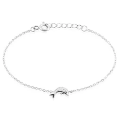 Histoire d'Or Bracelet Court Argent Blanc Giullia Oxyde De Zirconium New