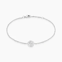 Histoire d'Or Bracelet Cyllene Argent Blanc Oxyde De Zirconium Clearance