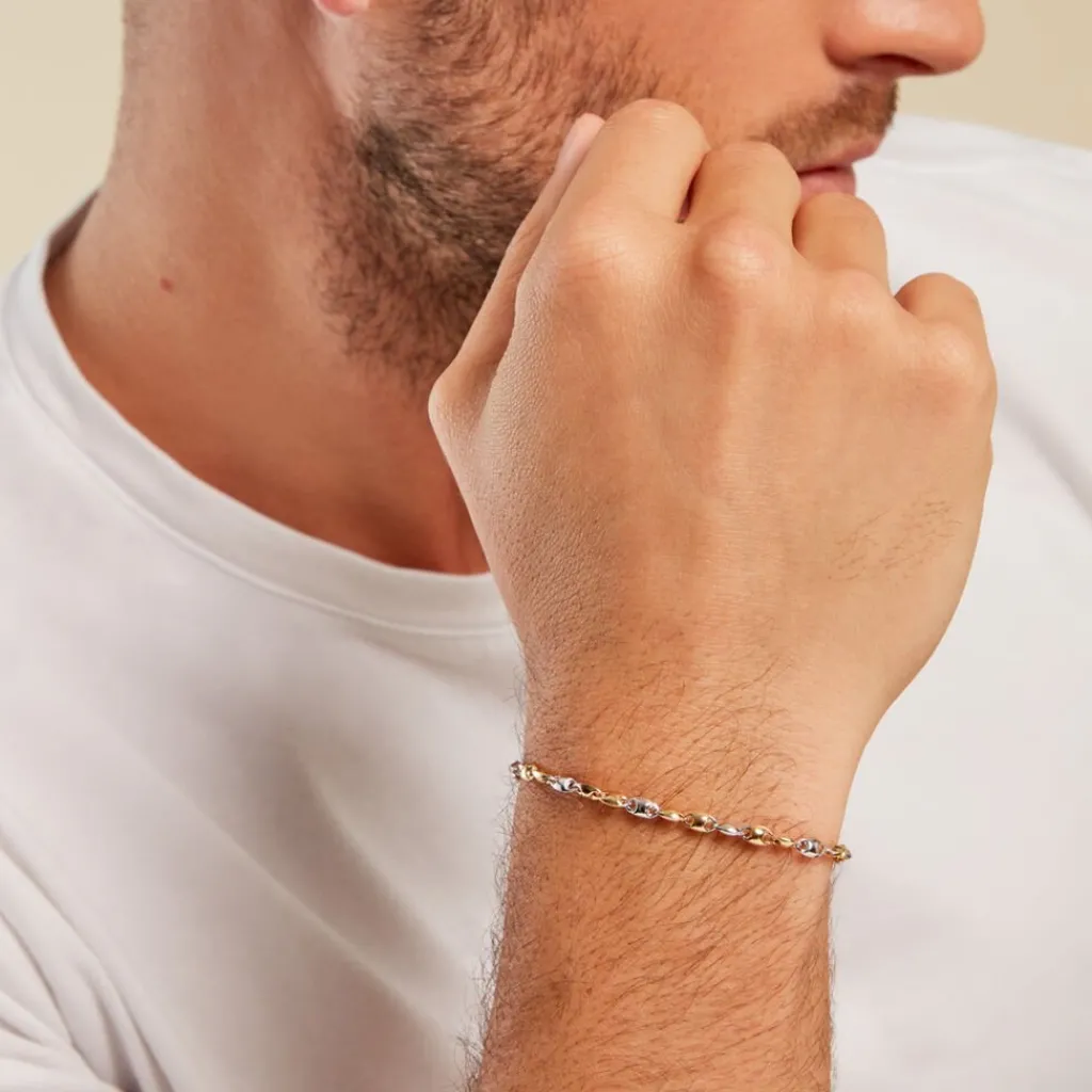 Histoire d'Or Bracelet Dami Or Bicolore Best