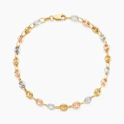 Histoire d'Or Bracelet Dami or tricolore Hot