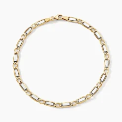 Histoire d'Or Bracelet Danae Plaquette Or Bicolore Hot