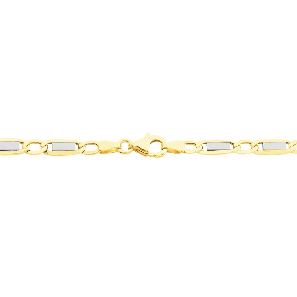 Histoire d'Or Bracelet Danae Plaquette Or Bicolore Best
