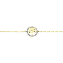 Histoire d'Or Bracelet Darell Or Jaune Oxyde De Zirconium Outlet