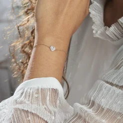 Histoire d'Or Bracelet Dari Or Blanc Oxyde De Zirconium Outlet