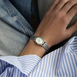 CODHOR Bracelet De Montre Suzanne Bleu Sky alliage argenté Clearance