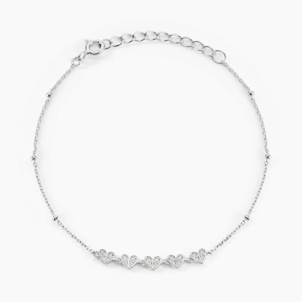 Histoire d'Or Bracelet Declaration De Zirconium argent blanc oxyde Outlet