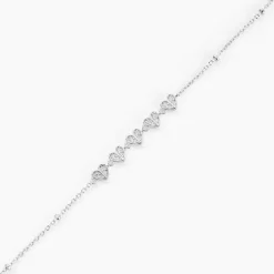 Histoire d'Or Bracelet Declaration De Zirconium argent blanc oxyde Outlet