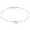 Histoire d'Or Bracelet Delicata Argent Blanc Oxyde De Zirconium Outlet