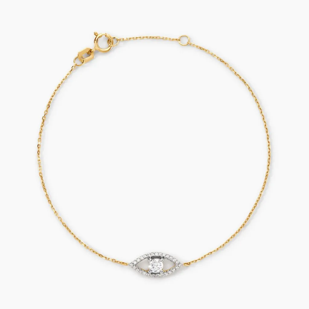 Histoire d'Or Bracelet Desiderio Or Jaune Oxyde De Zirconium Online